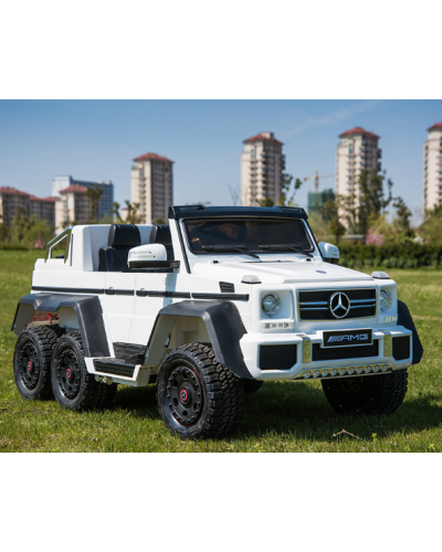 Mercedes-Benz G 63 AMG 6×6 კაუჩუკის საბურავებით/ტყავის სკამით