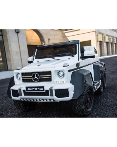 Mercedes-Benz G 63 AMG 6×6 კაუჩუკის საბურავებით/ტყავის სკამით