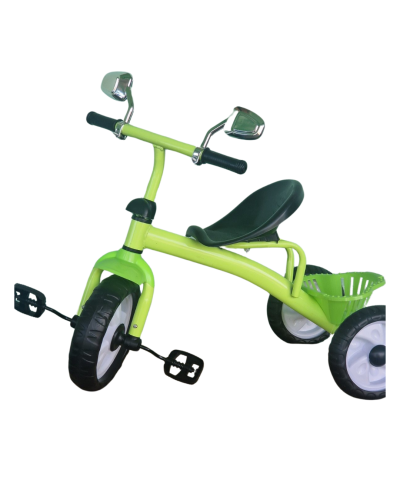 ბავშვთა სამთვალა პედლებიანი ველოსიპედი 208V-GREEN