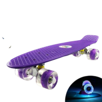 სკეიტბორდი მანათობელი ბორბლებით Penny Board 350_2IAS