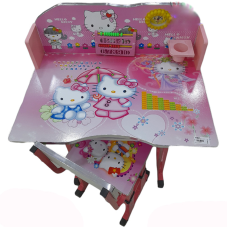 საბავშვო სკამ-მაგიდა GOLDEN CHILD HELLO KITTY 100-15 (69 X 43 CM, 28 X 30 X 26 CM) 