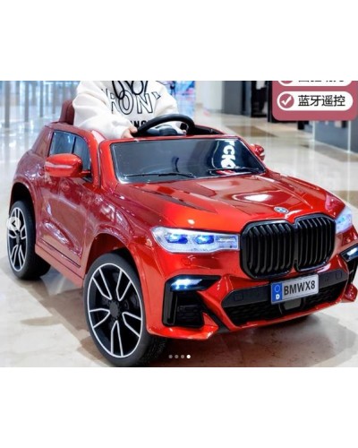 BMW X8 კაუჩუკის საბურავებით/ტყავის სავარძლით