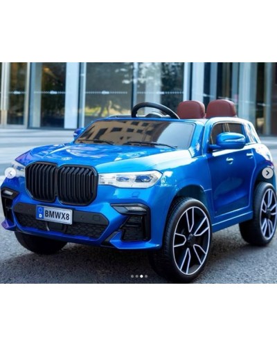 BMW X8 კაუჩუკის საბურავებით/ტყავის სავარძლით