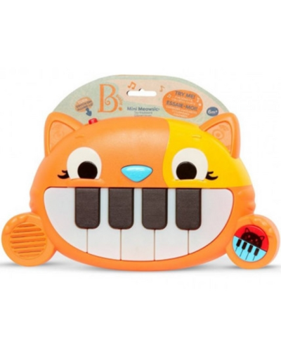 სათამაშო მუსიკალური ინსტრუმენტი B. TOYS MINI MEOWSIC KEYBOARD (BX2004G)