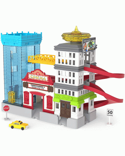 სათამაშო ნაკრები DRIVEN POCKET SERIES BIG CITY PLAYSET WH1076Z