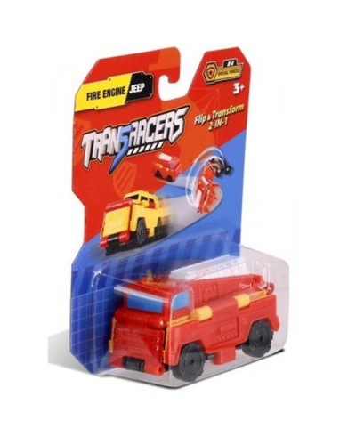 სათამაშო მანქანა TRANSRACERS EU463875-05 FIRE ENGINE & JEEP