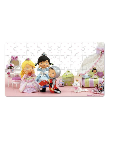 სათამაშო ფაზლი JANOD SET OF 2 PUZZLES ROSE PLAYS PRINCESS J02770