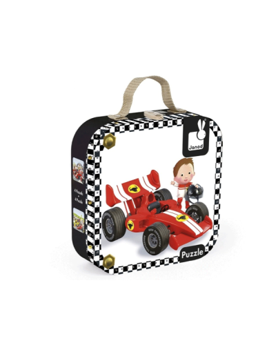 ფაზლი JANOD SET OF 4 PUZZLES CAR GABINA FORMULA 1 J02884