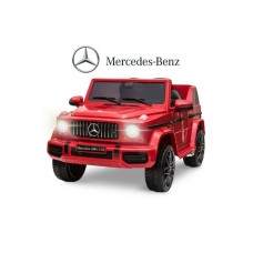 ბავშვის ელექტრო მანქანა MERCEDES G63 (2888-R) ტყავის სავარძლით